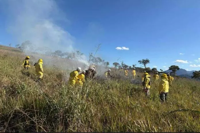 Inea combate incêndios em Petrópolis