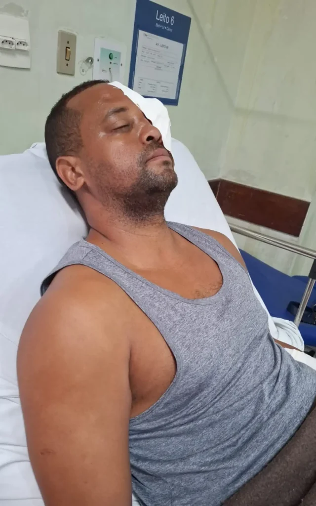 taxista cego em acidente