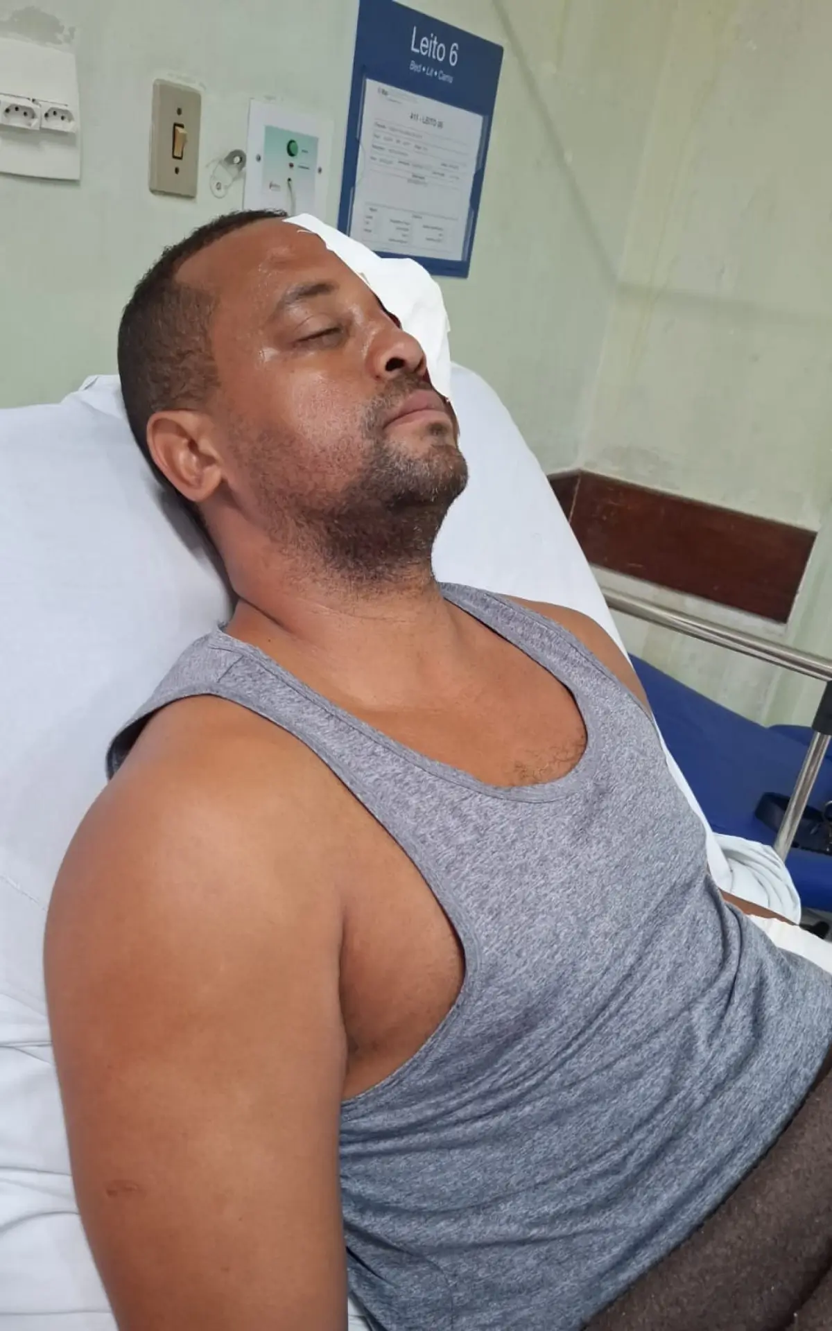 taxista cego em acidente