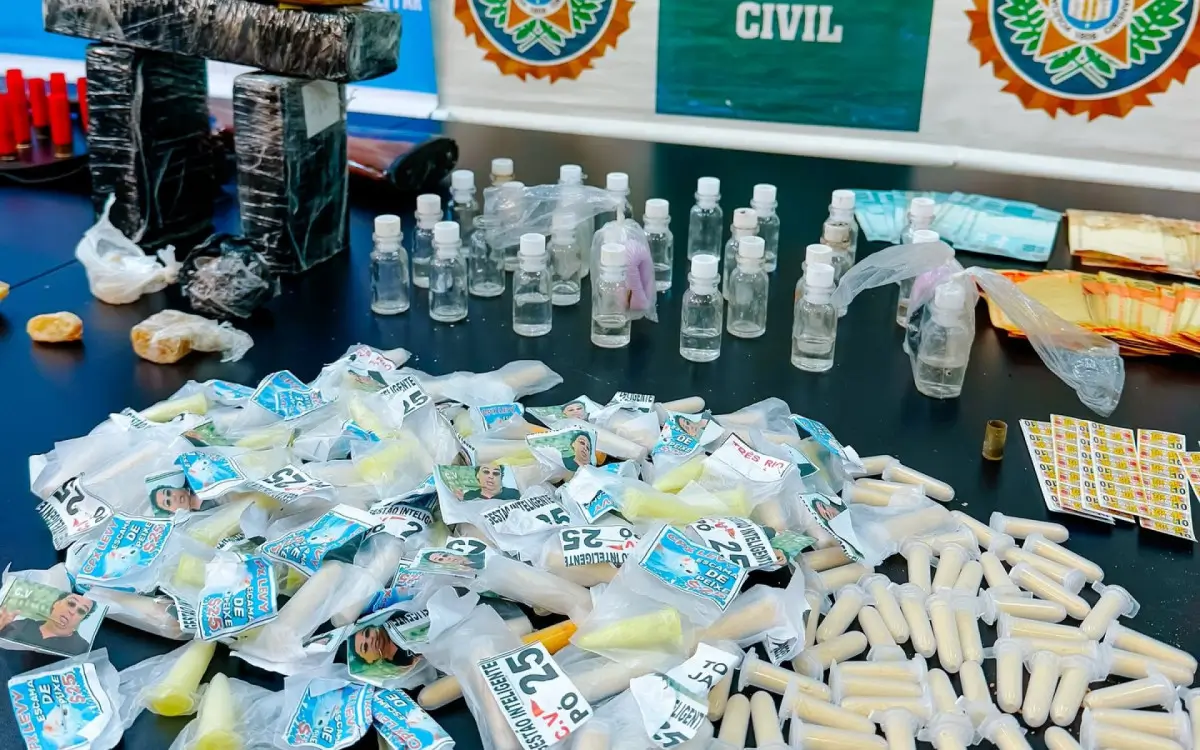 Drogas aprendidas pela polícia