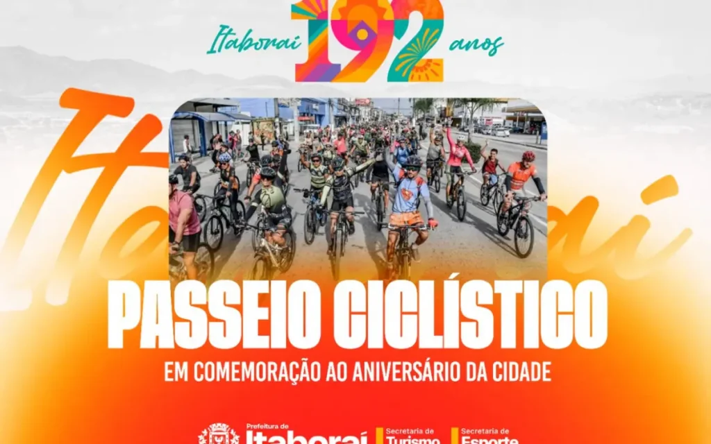 Passeio Ciclístico celebra o aniversário de 192 anos de Itaboraí
