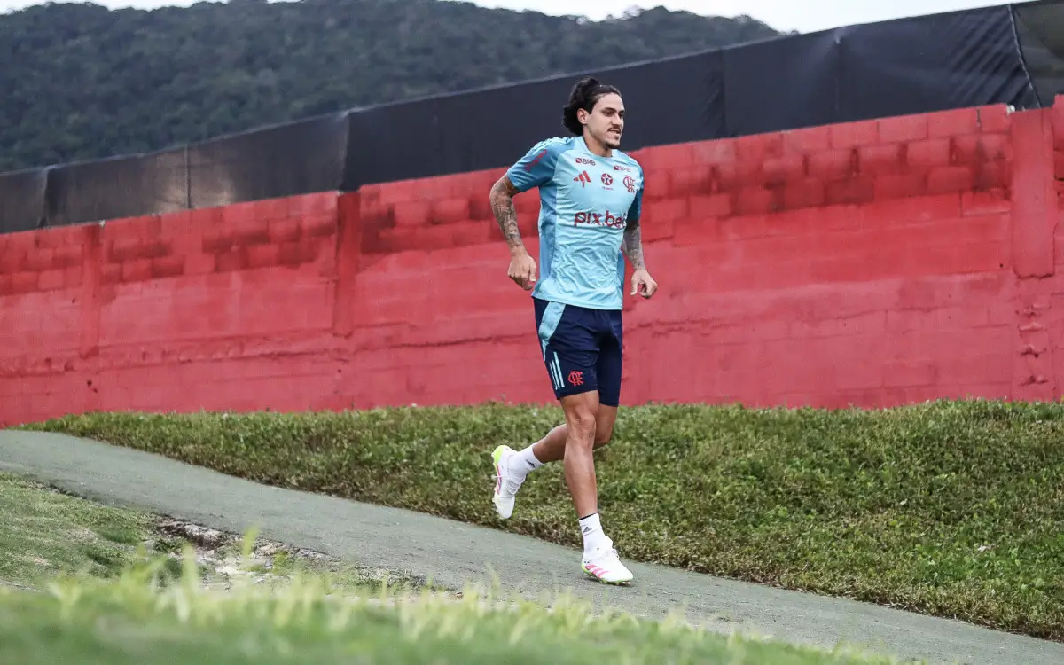 Pedro do Flamengo no Treinamento