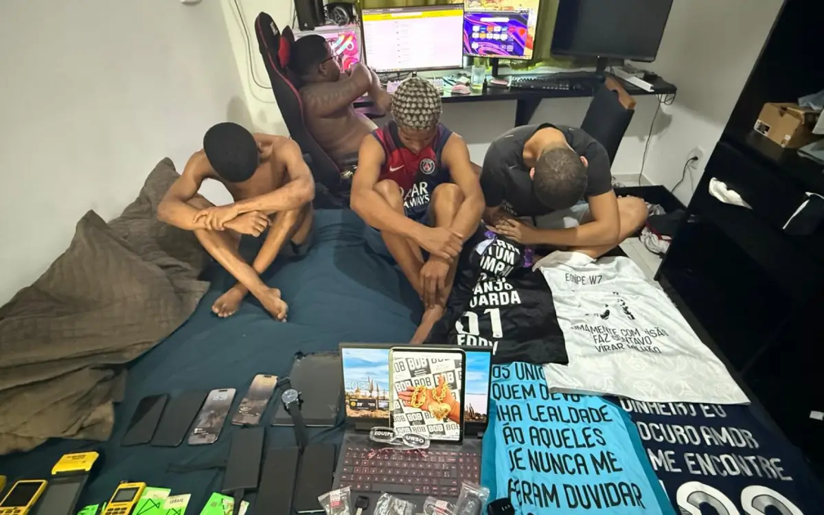 Quadrilha está presa