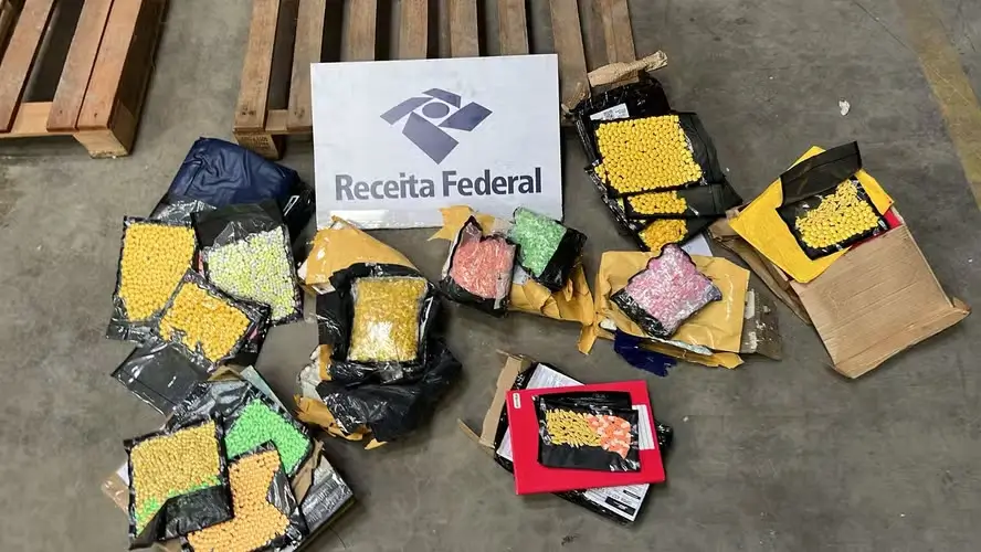 Ecstasy apreendidos pela Receita Federal