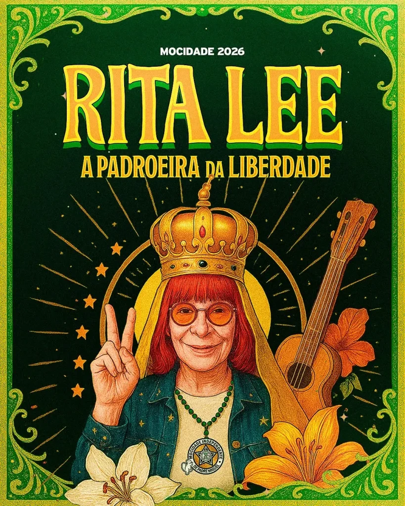 Rita Lee será homenageada pela Mocidade