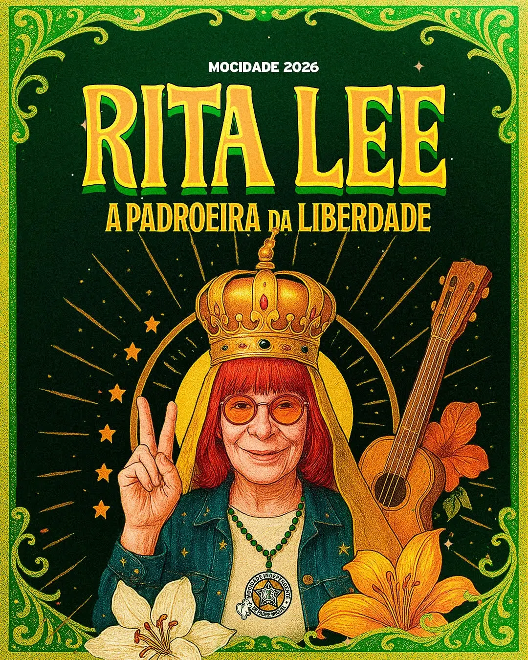 Rita Lee será homenageada pela Mocidade