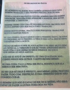 Carta de Silvio Snatos