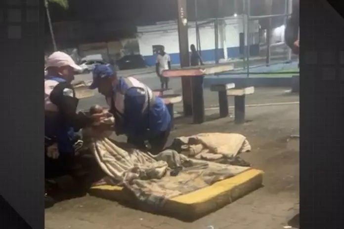 Agentes da Lei Seca fazem parto