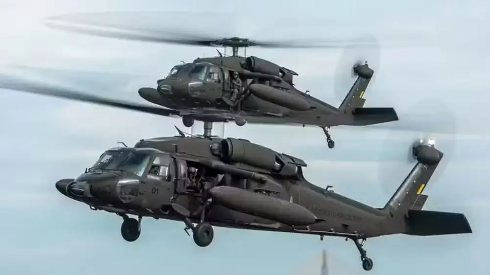 helicóptero de guerra Black Hawk