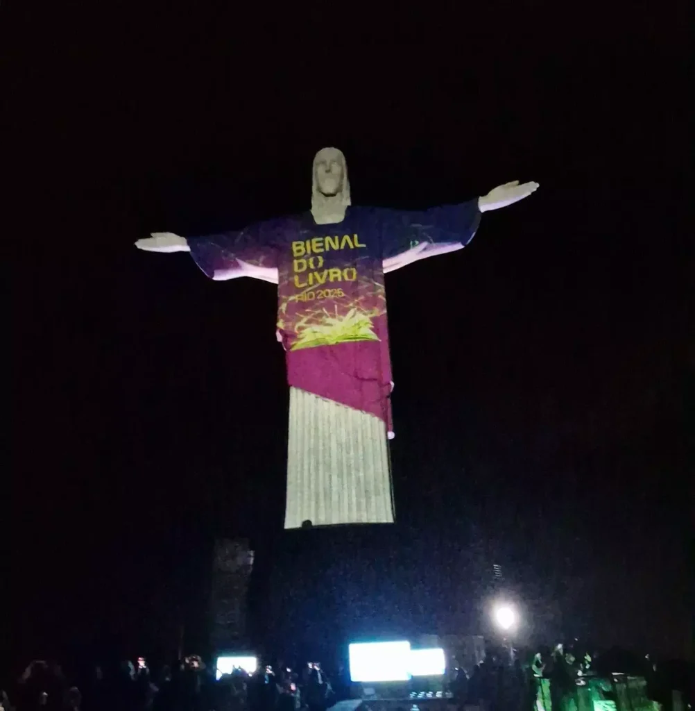Cristo Redentor a noite