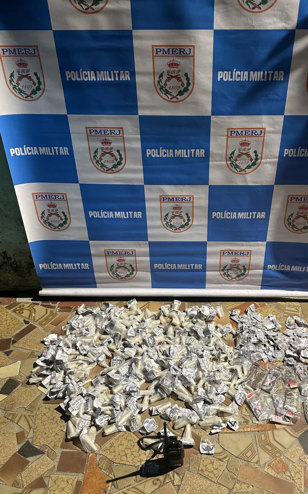 Deogras apreendidas pela polícia