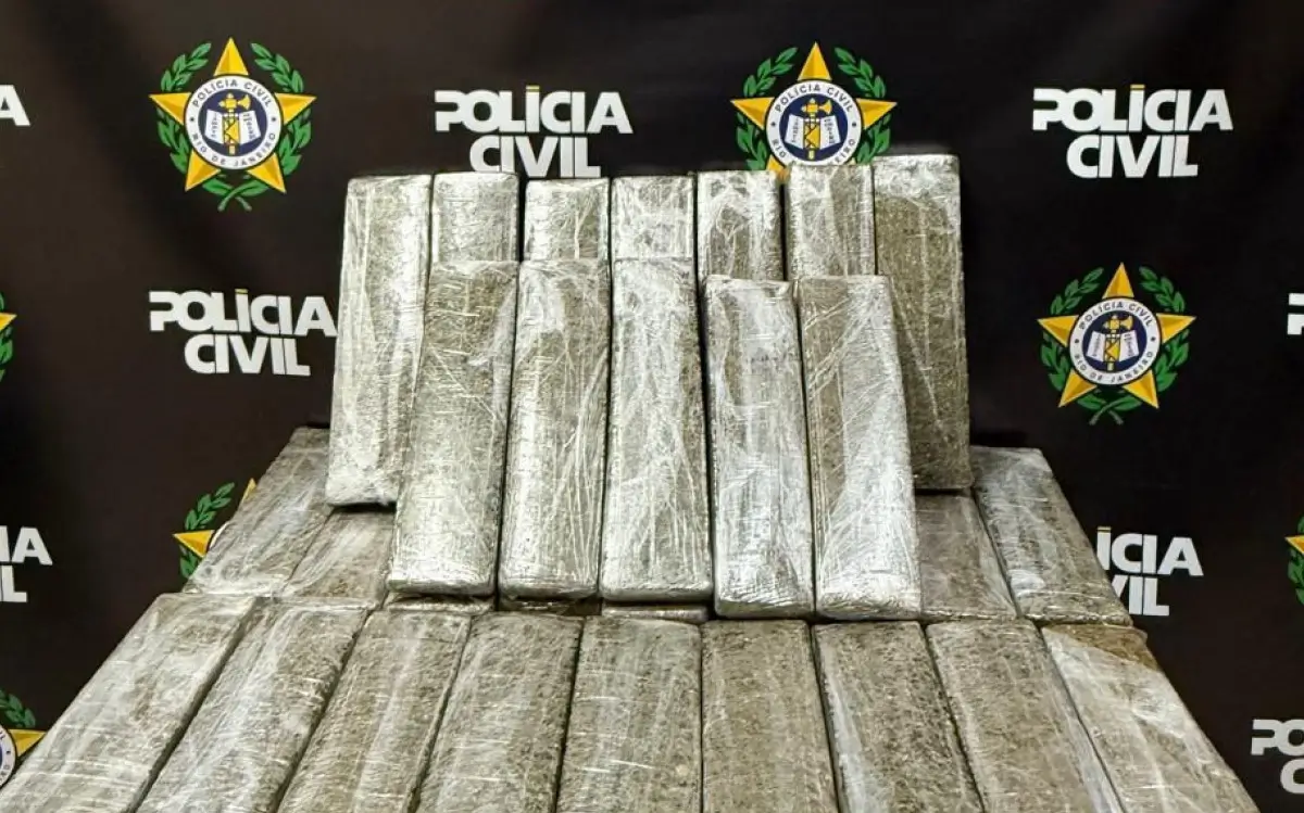 Drogas apreendindas noa Rodoviária