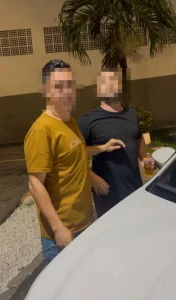 Homens envolvidos na agressão de Débora Peixoto