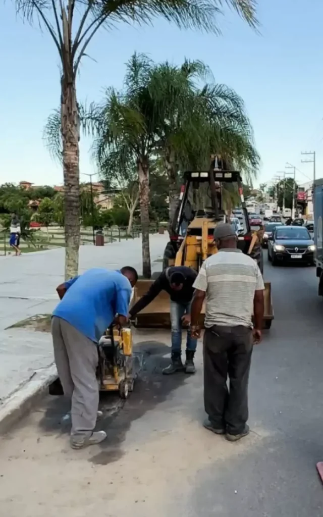 Obras no Inefi em Búzios