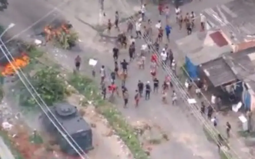Protesto em Barros Filho