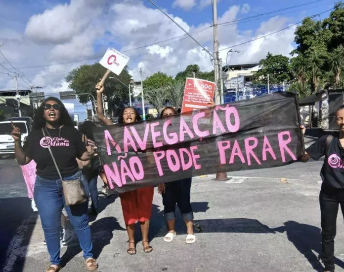 Protesto de pacientes do Hospital da Mulher em São João de Meriti