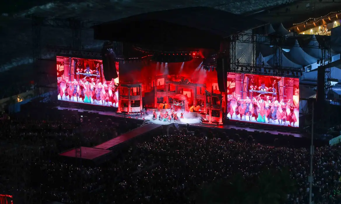 Show Lady Gaga em Copacabana