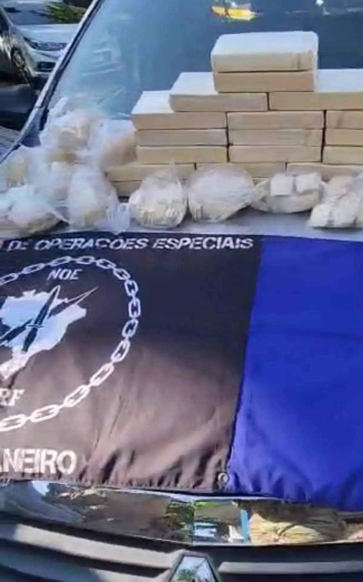 24 Kg de Cocaína na Linha Vermelha