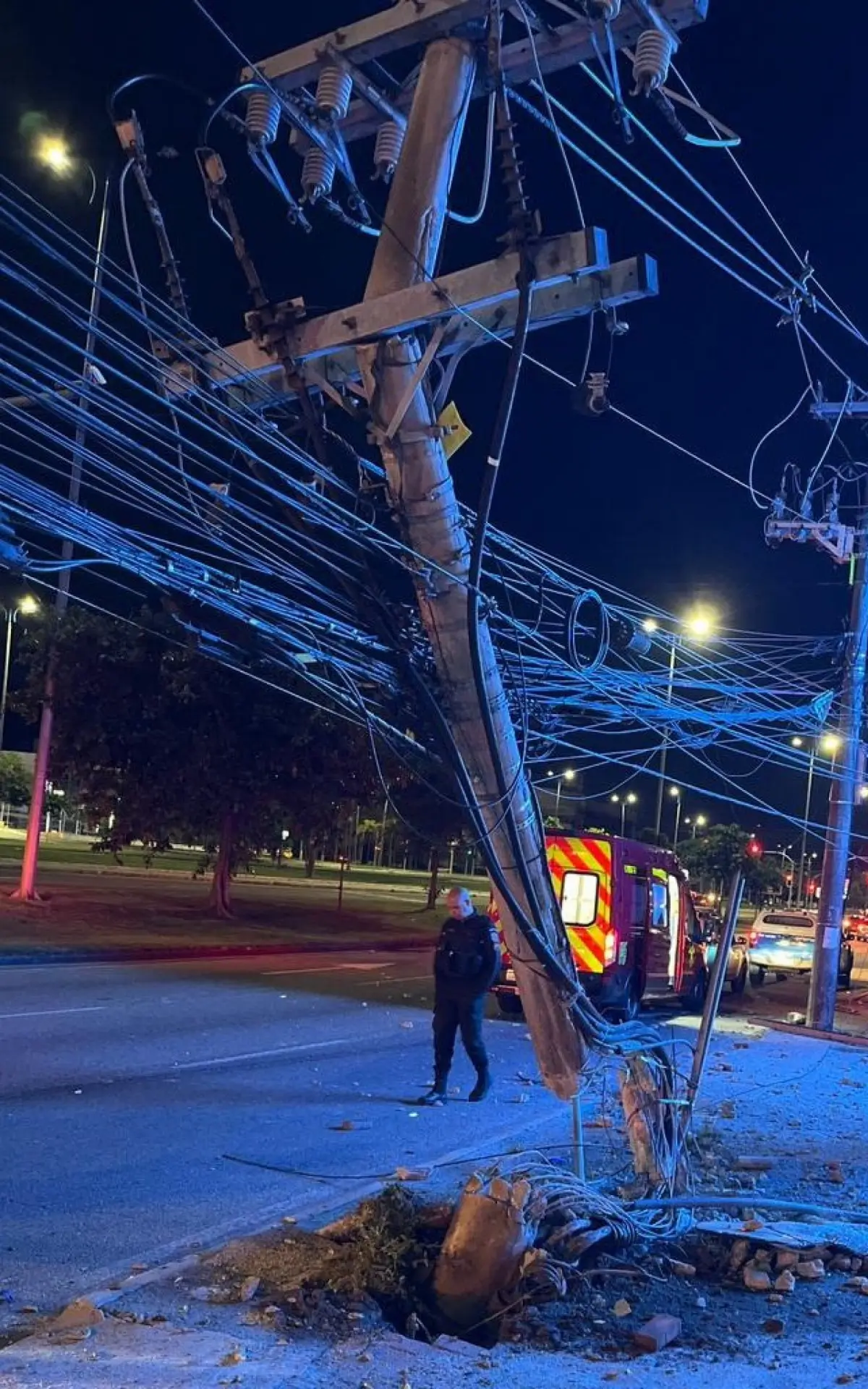 Acidente na Avenida das Américas