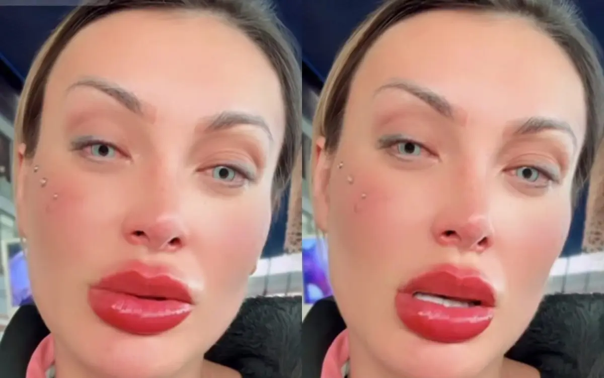 Andressa Urach clareou os olhos