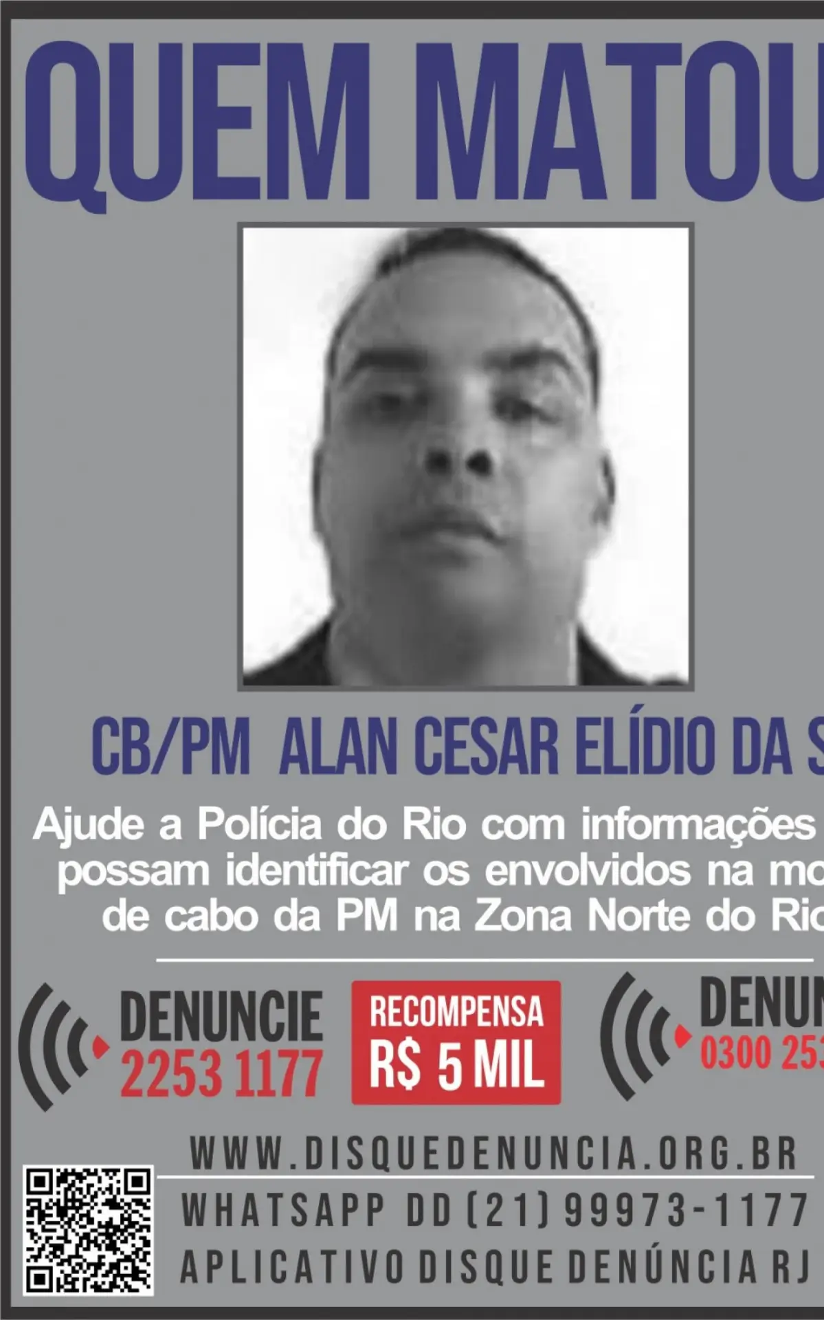 Cartaz do Disque Denuncia