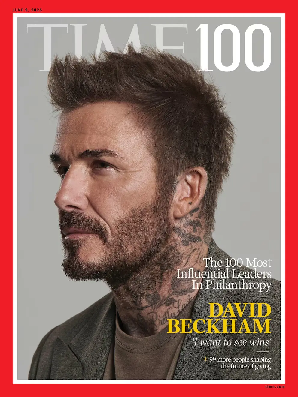 David Beckham na Capa da revista Time
