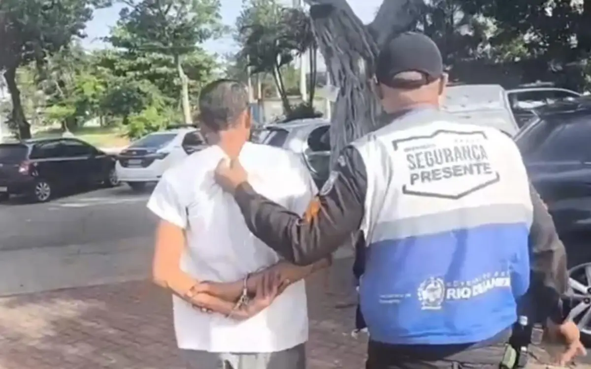 Elemento preso por Policiais do Segurança Presente