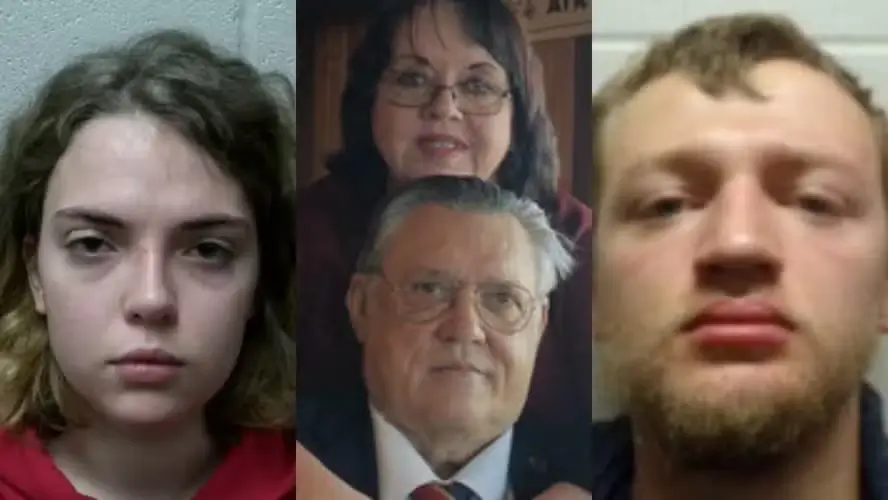 Heidi Dutton e Lucas Walker foram condenados pelo assassinato dos avós da jovem