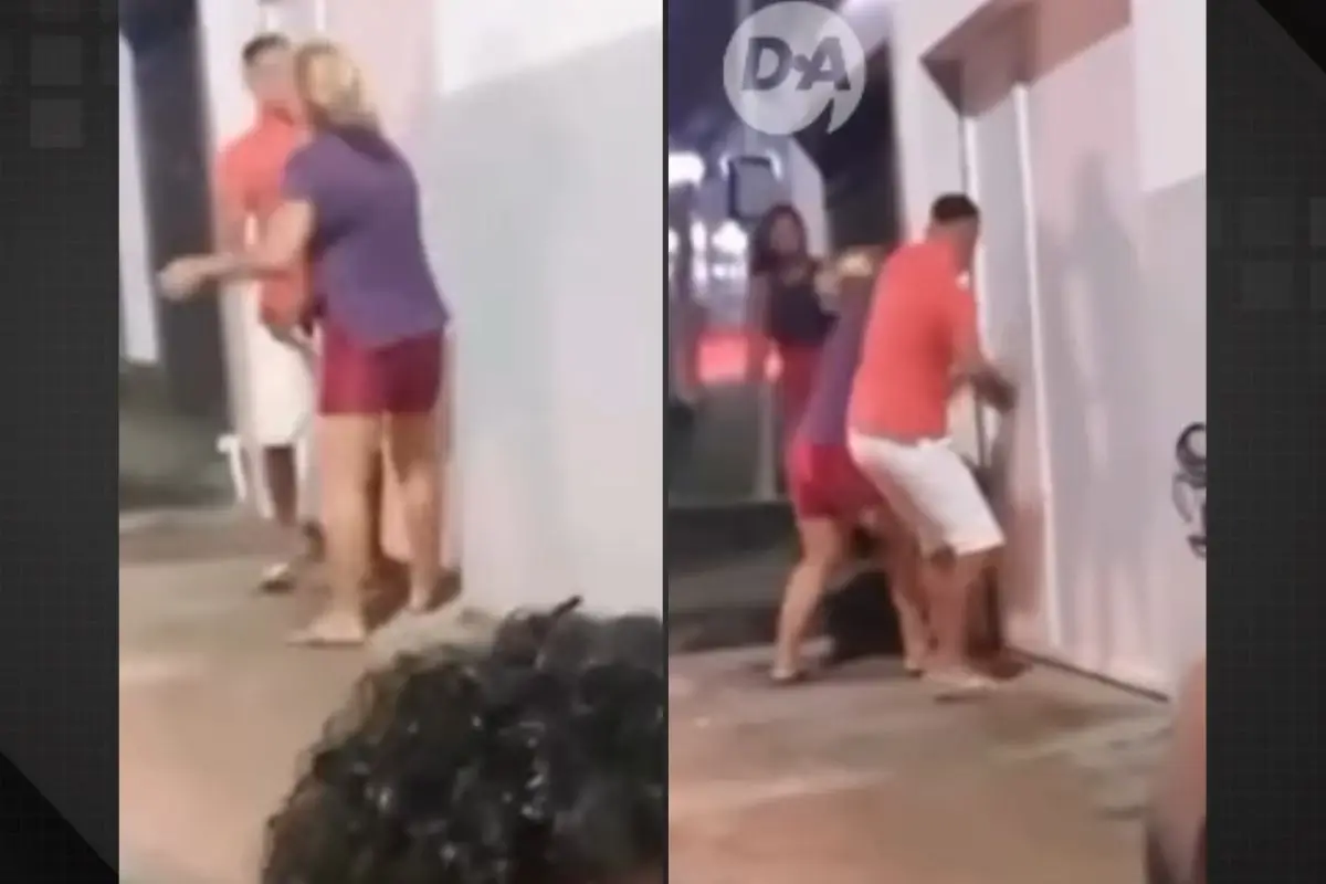 Jovem filma barraco de novela