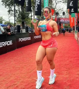 Leidy Cardozo corre 5 km