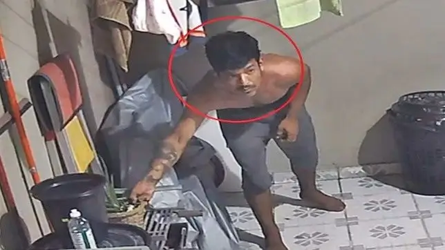 Câmera de segurança flagrou o momento em que um ladrão invade casa na Zona Norte de Manaus, mas foge assustado. Polícia investiga o caso.