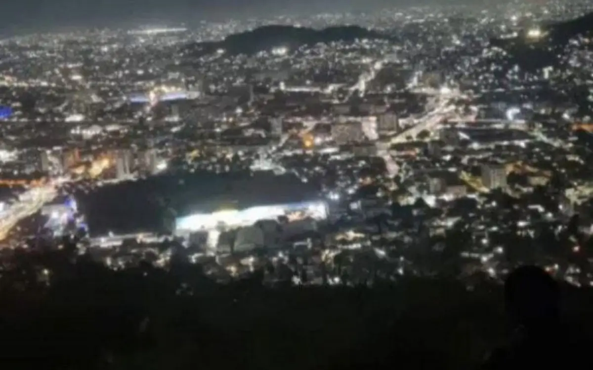 Morro do Fubá a noite