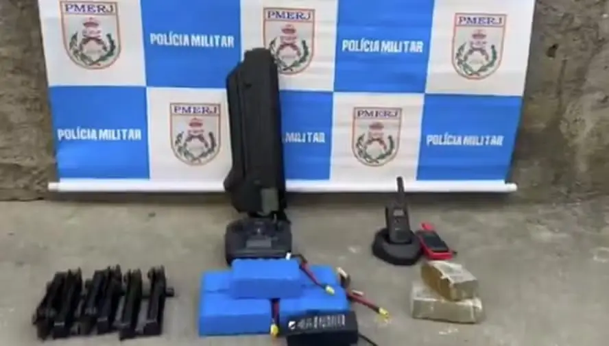 Polícia Militar apreende fuzil antidrone