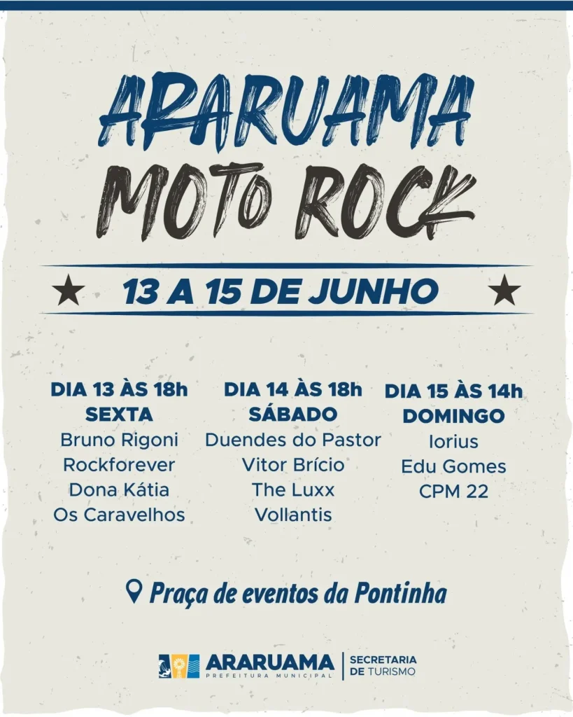 Programação Araruama Moto Rock