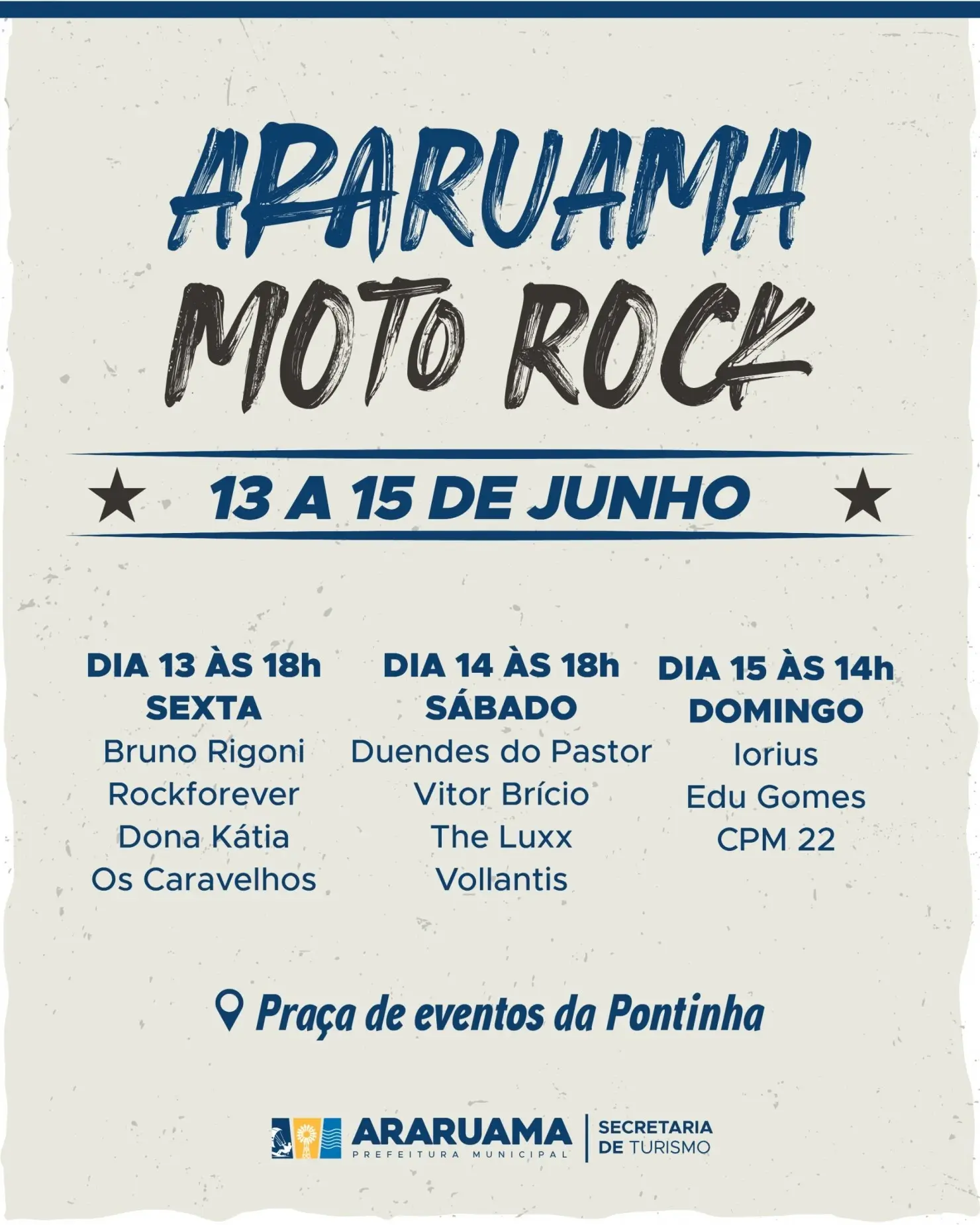 Programação Araruama Moto Rock