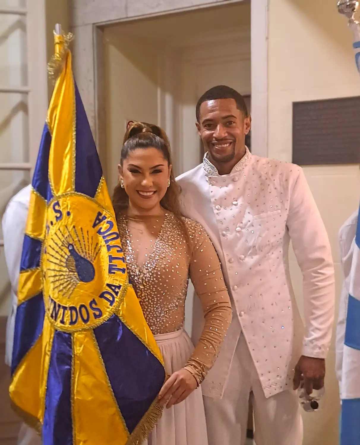 Novo segundo casal de mestre-sala e porta-bandeira da Unidos da Tijuca