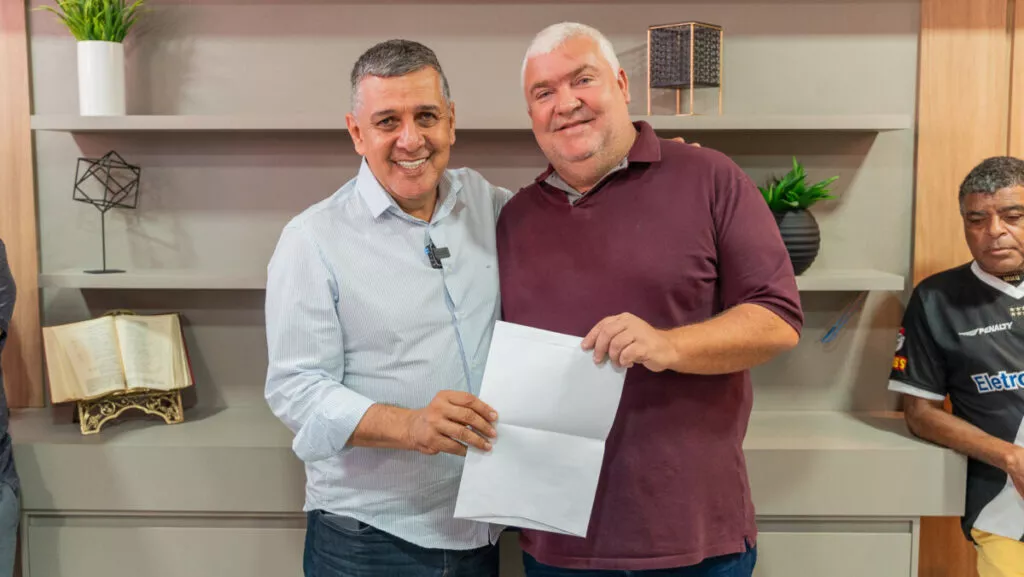 Ramon Gidalte, e o vice Marquinho da Vaca Mecânica.