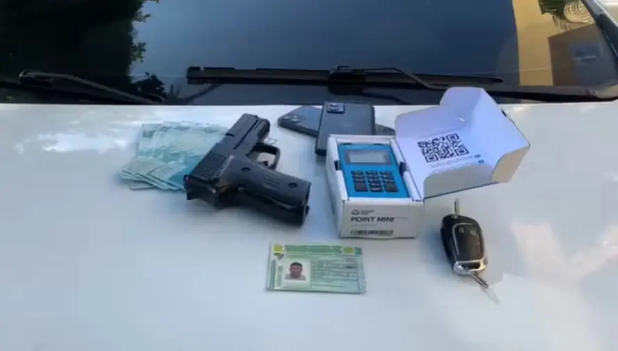 Material Apreendido pela polícia