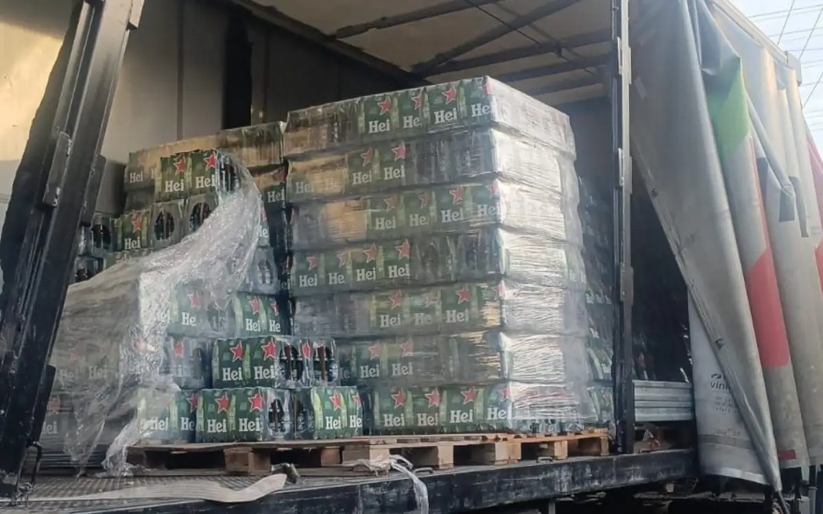 roubo de carga de cerveja