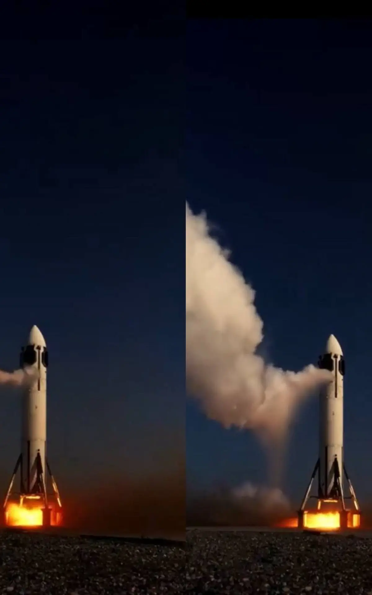 Teste de Fogueta da Honda