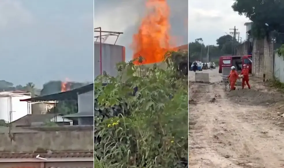 Explosão em fábrica de álcool em Caxias