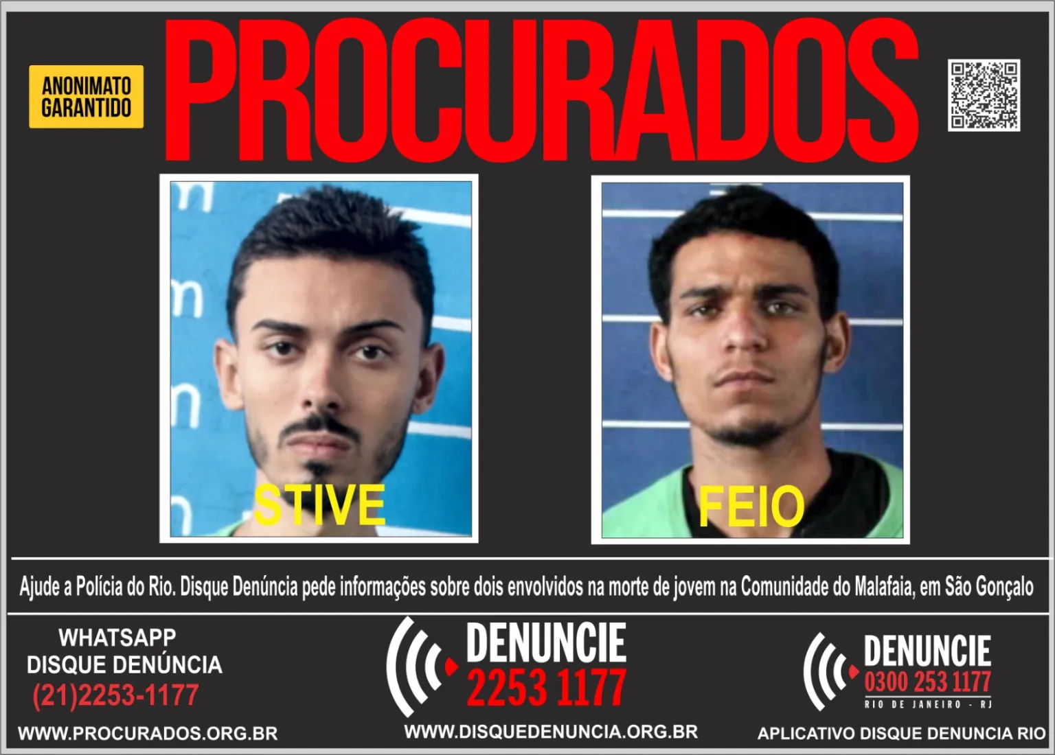 Cartaz do Disque Denuncia