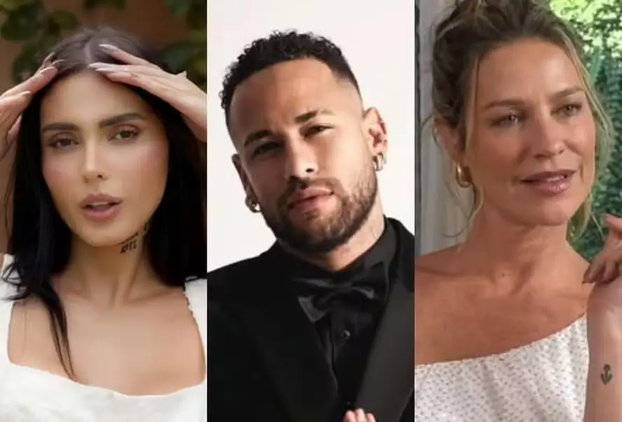 Fernanda Campos, Neymar e Luana Piovani