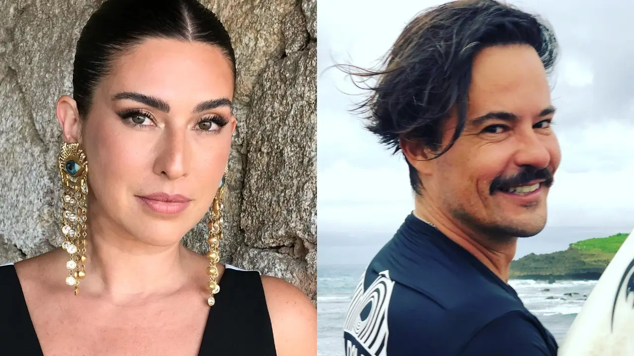Fernanda Paes Leme e Paulinho Vilhena