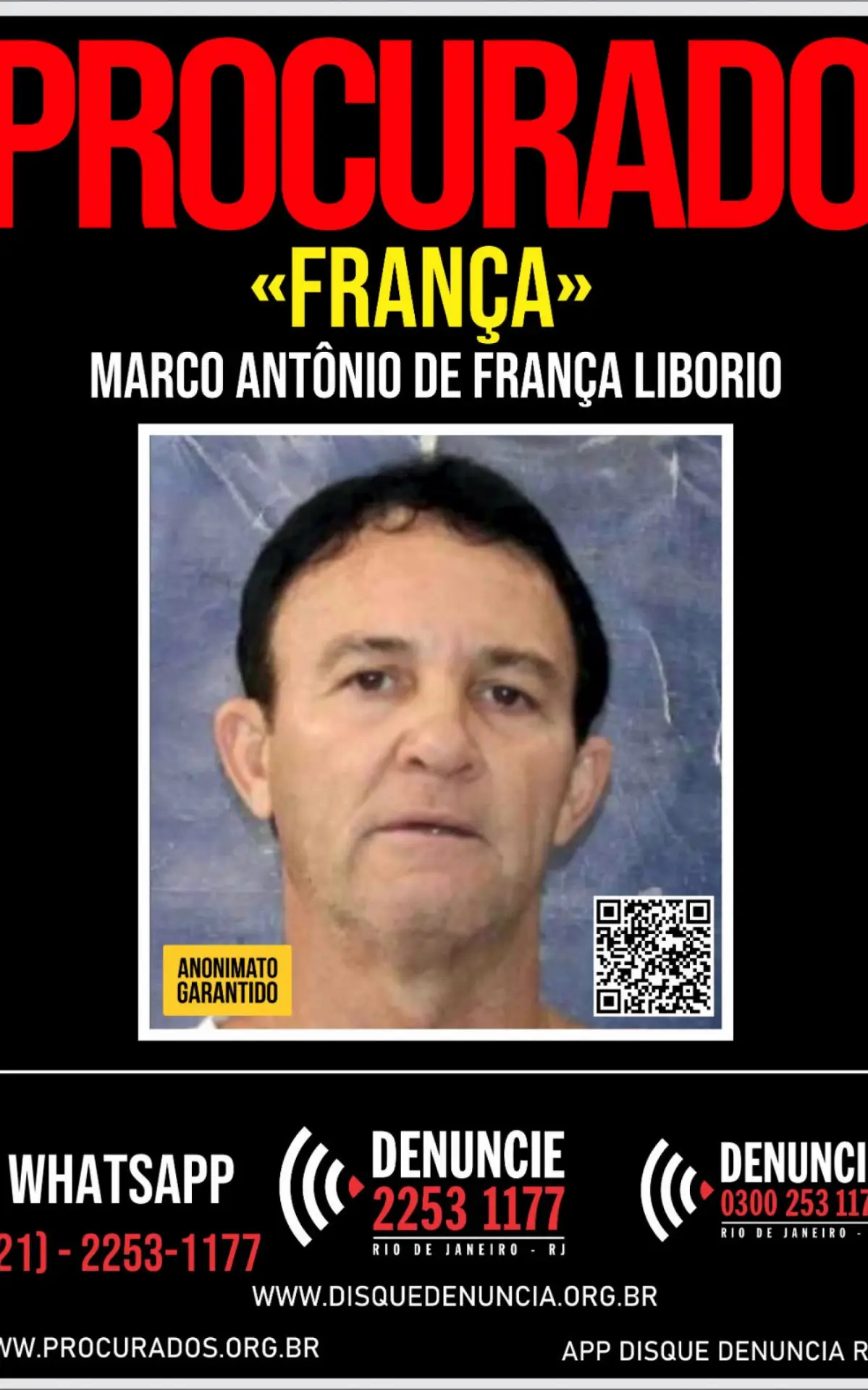 Cartaz do Disque-Denúncia