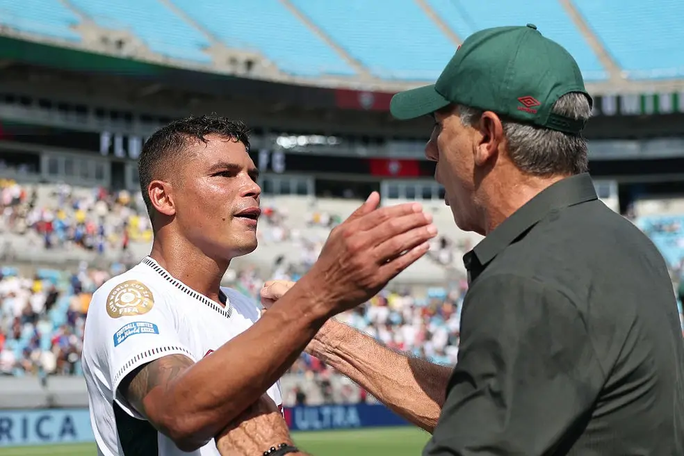 Renato Gaúcho e Thiago Silva