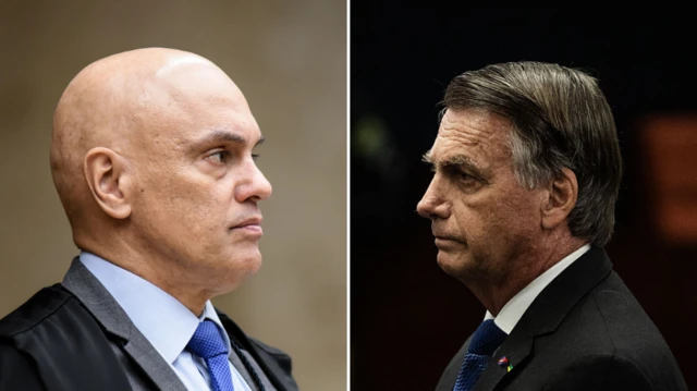 Alexandre de moraes e bolsonaro