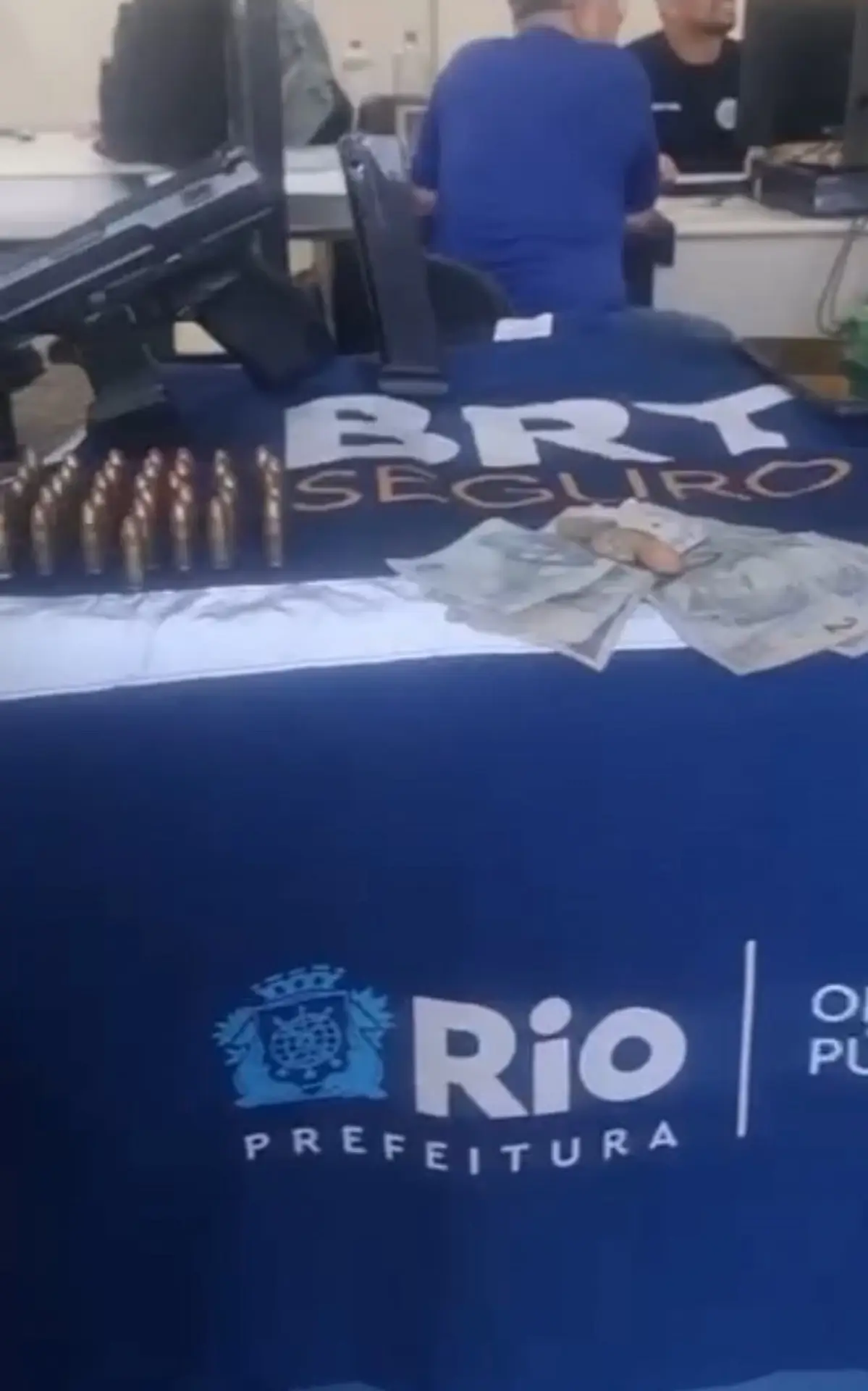 Material apreendido durante a ação do BRT Seguro