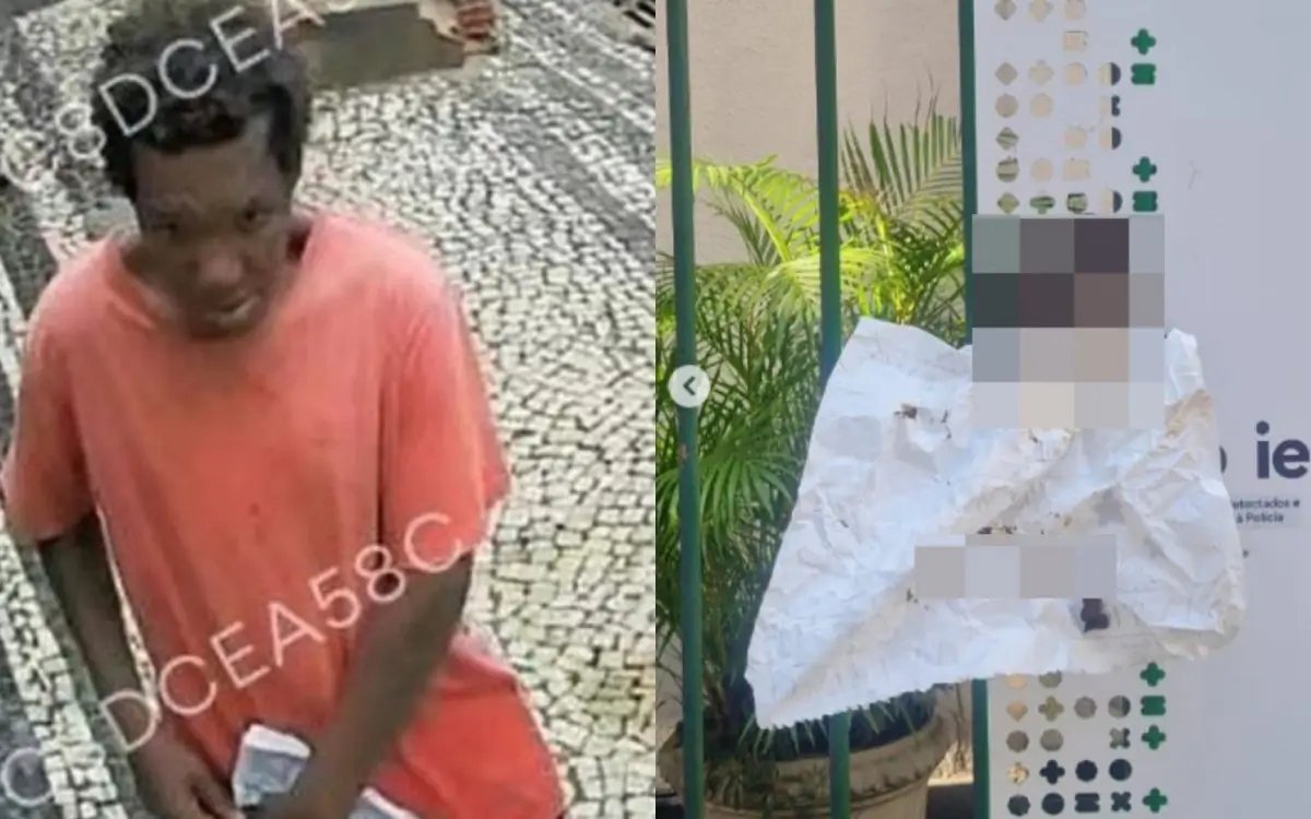 Câmeras flagram ataque com fezes em Igreja Presbiteriana de Copacabana