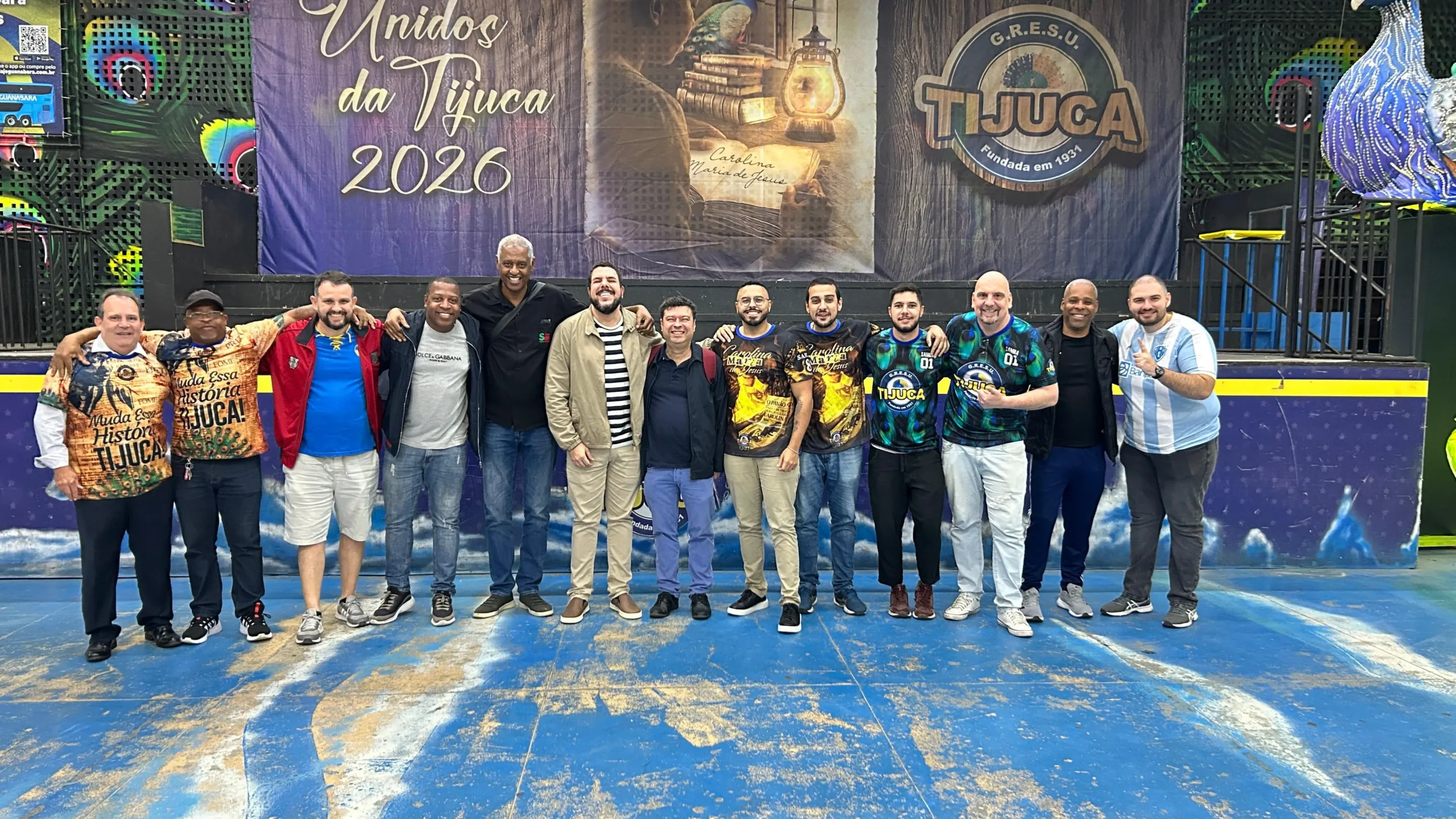 concorrentes da Unidos da Tijuca para o Carnaval 2026